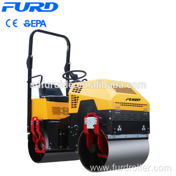 1 Ton Full hydraulic Double Drum Double Drive Vibration Road Roller Fyl-880